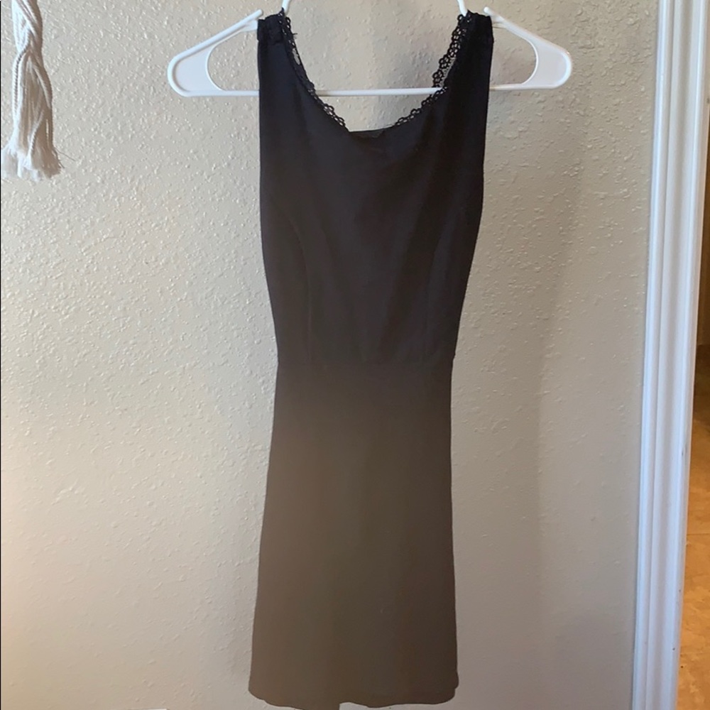 Dress with lace back